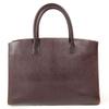 HERMES White bus GM Hand Bag Shoulder Bag Tote Bag Coromandel Brown