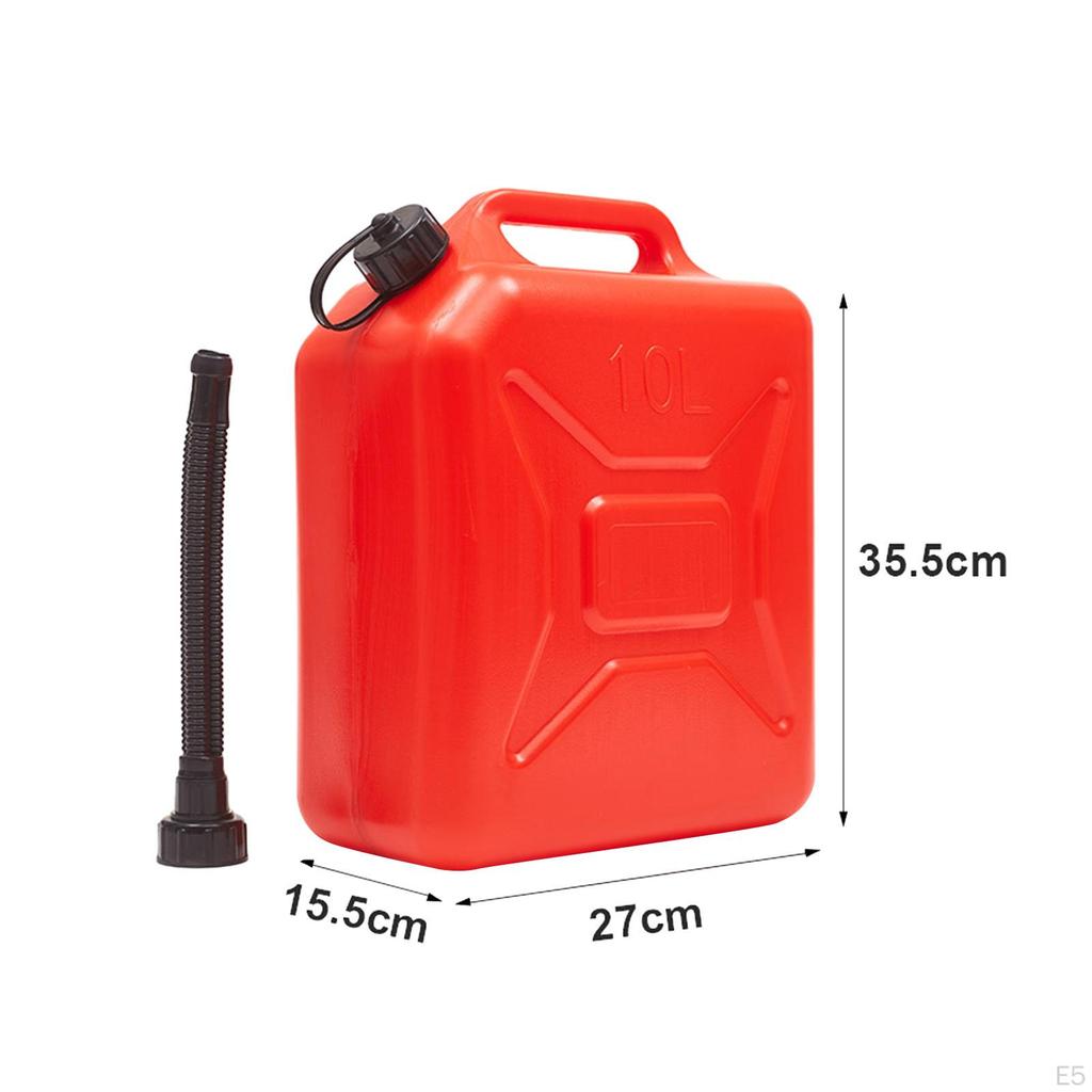 Fuel Container with Spout Water Jug Replacement Storage Cans Car Gasoline Tank Petrol
