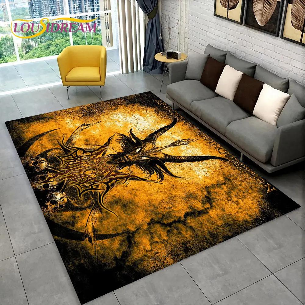 Ouija Tarot sorcellerie gothique tapis, tapis pour salon chambre canapé paillasson décoration, enfants jouent tapis de sol antidérapant