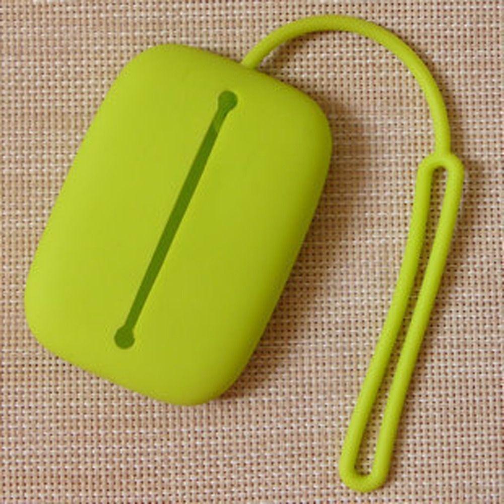 Small Card Case Silicone Card Holder Pure Color Students Bus Card Cover  Female/Girls