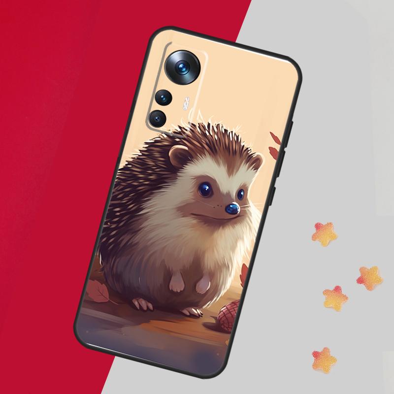Cute Little Hedgehog Case For Xiaomi 14 13 15 Ultra 11T 12T 13T 14T Pro Cover For POCO X7 Pro X3 X5 X6 F5 F6 F7