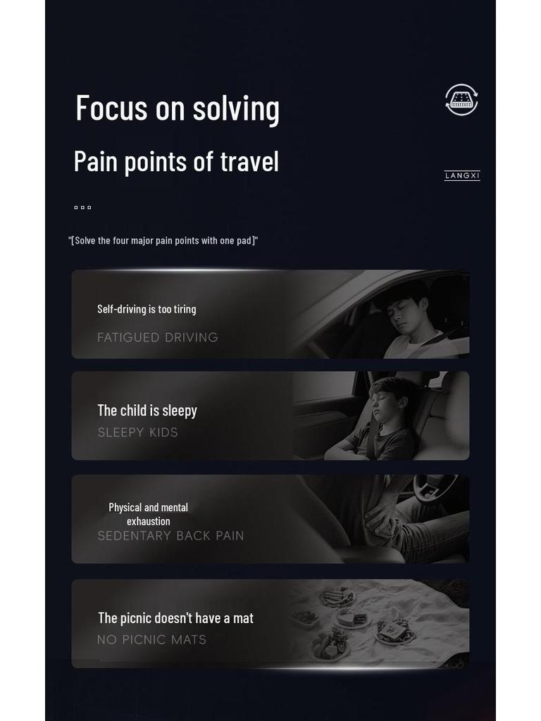 Tank 500 Hi4t SUV Inflatable Car Bed Mattress for Trunk