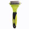 Dog Comb Knife Dogs Brush Stainless Steel Dog Brushes Pet Hair Remover Dogs Grooming Double Sided Combs for Pet Hair Cleaning