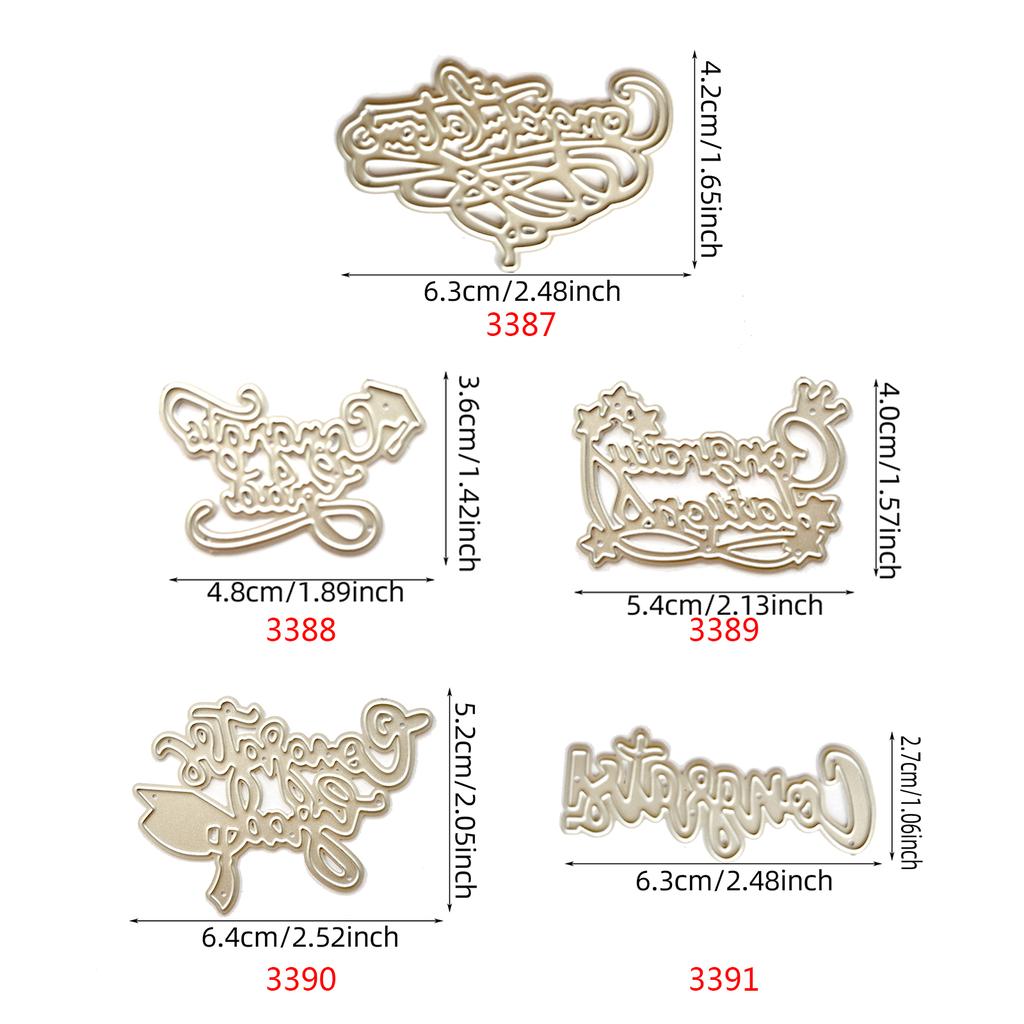 Metal Die Cuts Graduation Congratulations Embossing Stencil Cutting Dies for Card Making Scrapbooking Paper Craft DIY