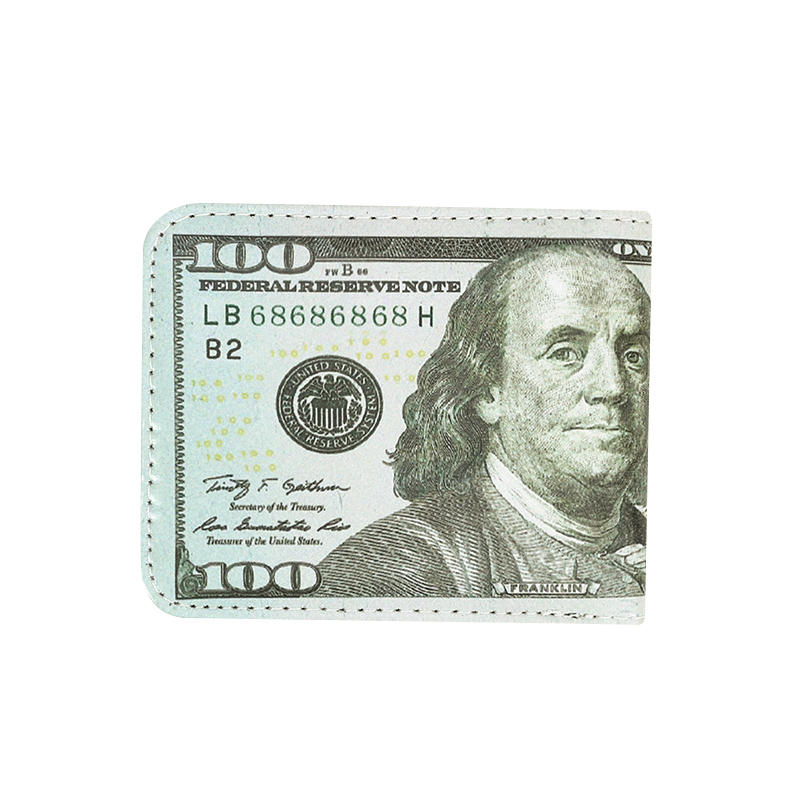 

Banknote Pattern Unisex Wallet Money Storage Pouch Multiple Card Slots Portable Coin Purse For Teens Unisex Fashion Cash Card