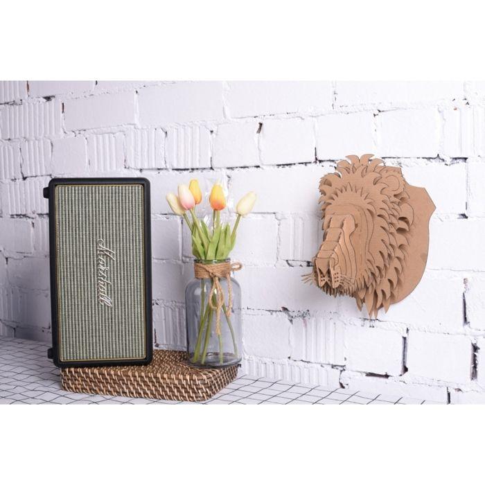 Trophée - Lion - 25x32x24 cm - Carton