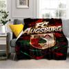 Augs-burg Crest Blanket Lightweight Ideal Bedding Blanket Perfect for Travel, Camping, Living Rooms, Offices, Sofas, Fan Christmas gift