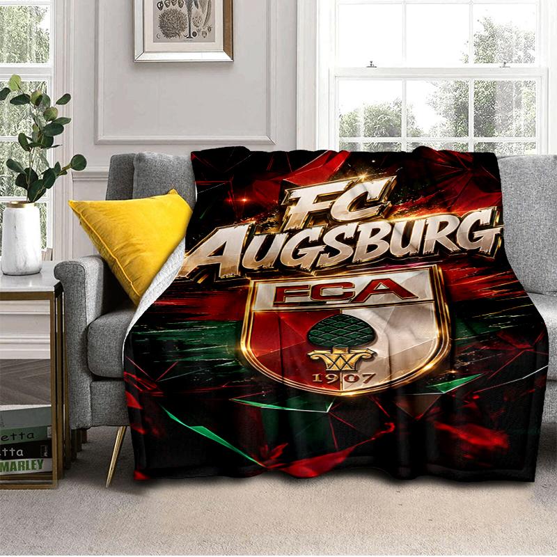 Augs-burg Crest Blanket Lightweight Ideal Bedding Blanket Perfect for Travel, Camping, Living Rooms, Offices, Sofas, Fan Christmas gift