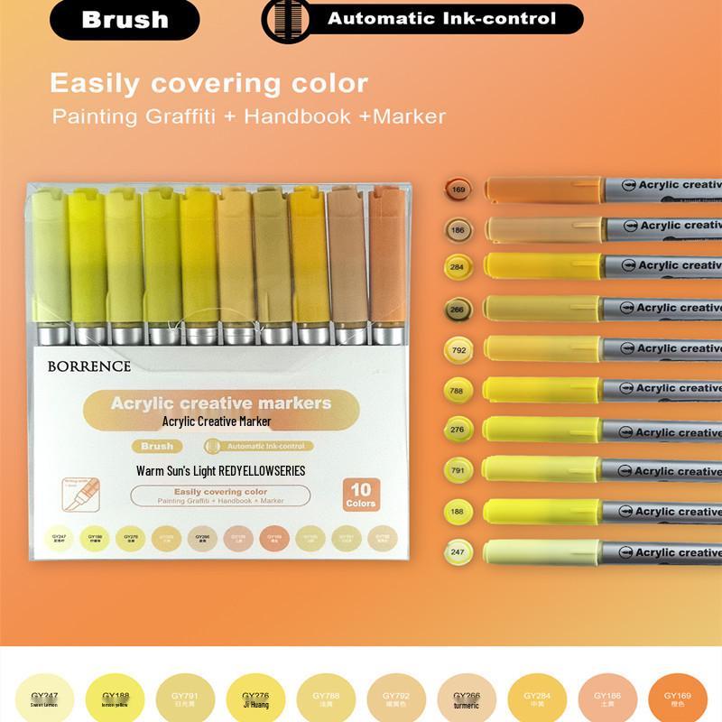 Fixy na bázi oleje s dvojitým hrotem pro studenty umění a anime, ideální pro dětskou kresbu a vybarvování.