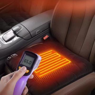 Heated Seat Cushion with 3 Temperature Levels Washable 4 Hours Auto Off 5V USB Charging Office Car Home Heating Chair Pad