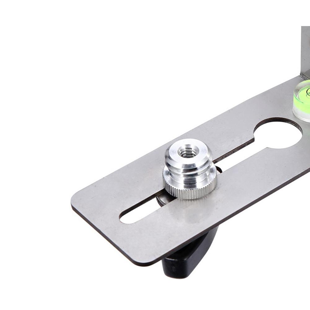 Suport de nivel montat pe perete pentru nivel cu laser infraroșu cu cardan de ridicare, suport reglabil din oțel inoxidabil cu suport de ridicare cu tijă de suport