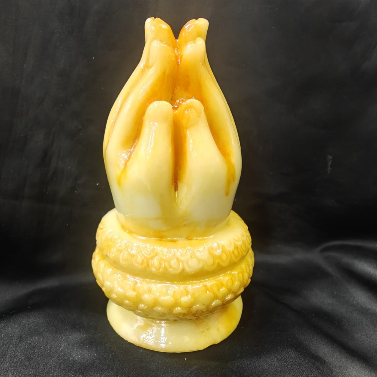 

Antique Style Imitation Jade Buddha Hand Resin Ornaments for Living Room Decor 485010