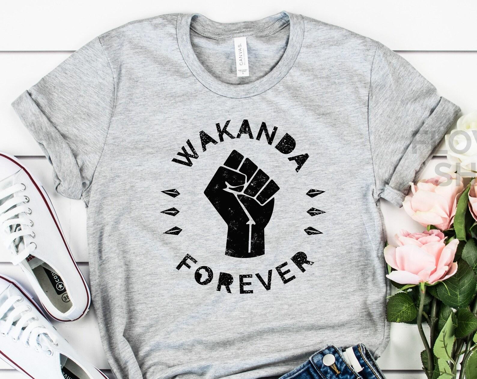 Wakanda Forever Shirt | Black Panther Wakanda Shirt | Chadwick Boseman Shirt | T Challa King Africa | Black Panther shirt | Wakanda T-shirt 4XL
