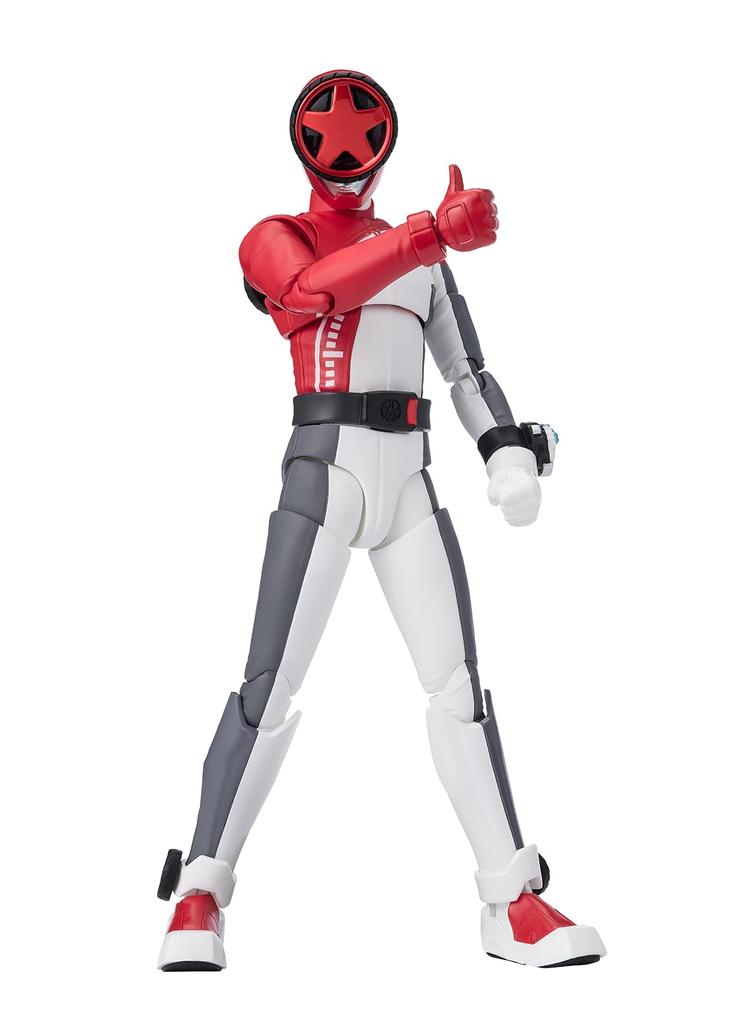 Bakujo Sentai Bunger Bun Rød ca 145 mm PVC ABS malt bevegelig figur SHFiguarts &