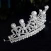 Elegant Bridal Tiara with Rhinestones Adjustable Crown for Wedding and Pageants Elegant Hairpiece Hair Accessories