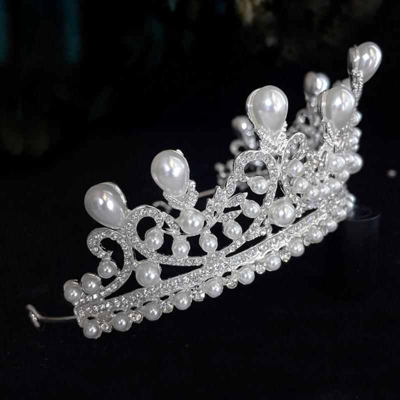 Elegant Bridal Tiara with Rhinestones Adjustable Crown for Wedding and Pageants Elegant Hairpiece Hair Accessories