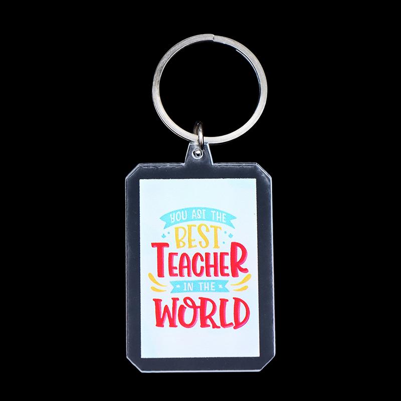 Kreativer Text Acryl Schlüsselanhänger Klar Flacher Schlüsselring Anhänger Für Tasche Rucksack Hängende Dekoration Autoschlüsselhalter Beste Freundin Geschenke