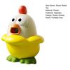 Squeaky Chick Squeeze Toy Stress Anxiety Relief Screaming Duck Sensory Toy Portable Travel Calming Decompression