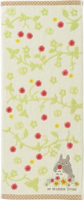 Marushin Ghibli Face My Neighbor Character Greedy Strawberry 1005034700 Towel, Totoro, 100% Cotton, Goods, Gift, Present, Birthday, Mother's Day,