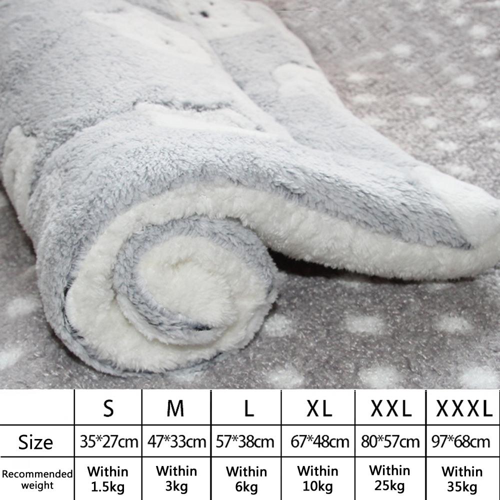 

Коврик для кошек, фланелевый спальный коврик для кошек, утолщенная подушка для собак, зимнее теплое одеяло для кошек, удобная кровать для собак S-35x27cm&Square