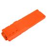 18   EVA Soft   Clip   Plastic   Toy Cartridge Holder (Opaque Orange)