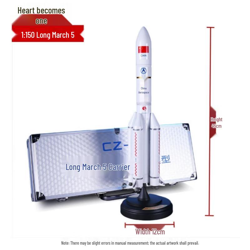Long March 5 Rocket Alloy Model
