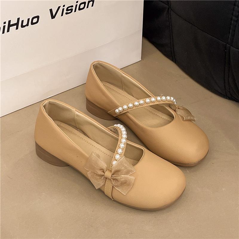 

Casual single shoes summer new shallow mouth flat bottom evening shoe style fairy with skirt single shoes woman 40 хаки