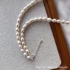 Natural Freshwater Pearl Necklace Women Minimalist Beaded Vintage Jewelry
