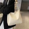Spring simple style casual solid color wide shoulder strap mother and child bag commuting versatile niche design women's shoulder bag