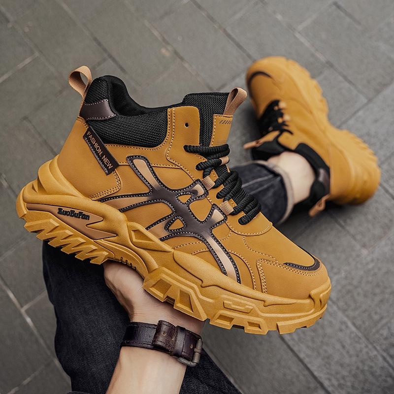 Men's Work Boots Autumn/Winter New Style for Men's Outdoor Climbing, Durable Sports and Casual Work On Construction Sites