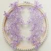 1Pair Polyester Fiber Embroidery Flower Patches DIY Handmade Floral Patches Floral Applique Lace Patch Clothing Accessories