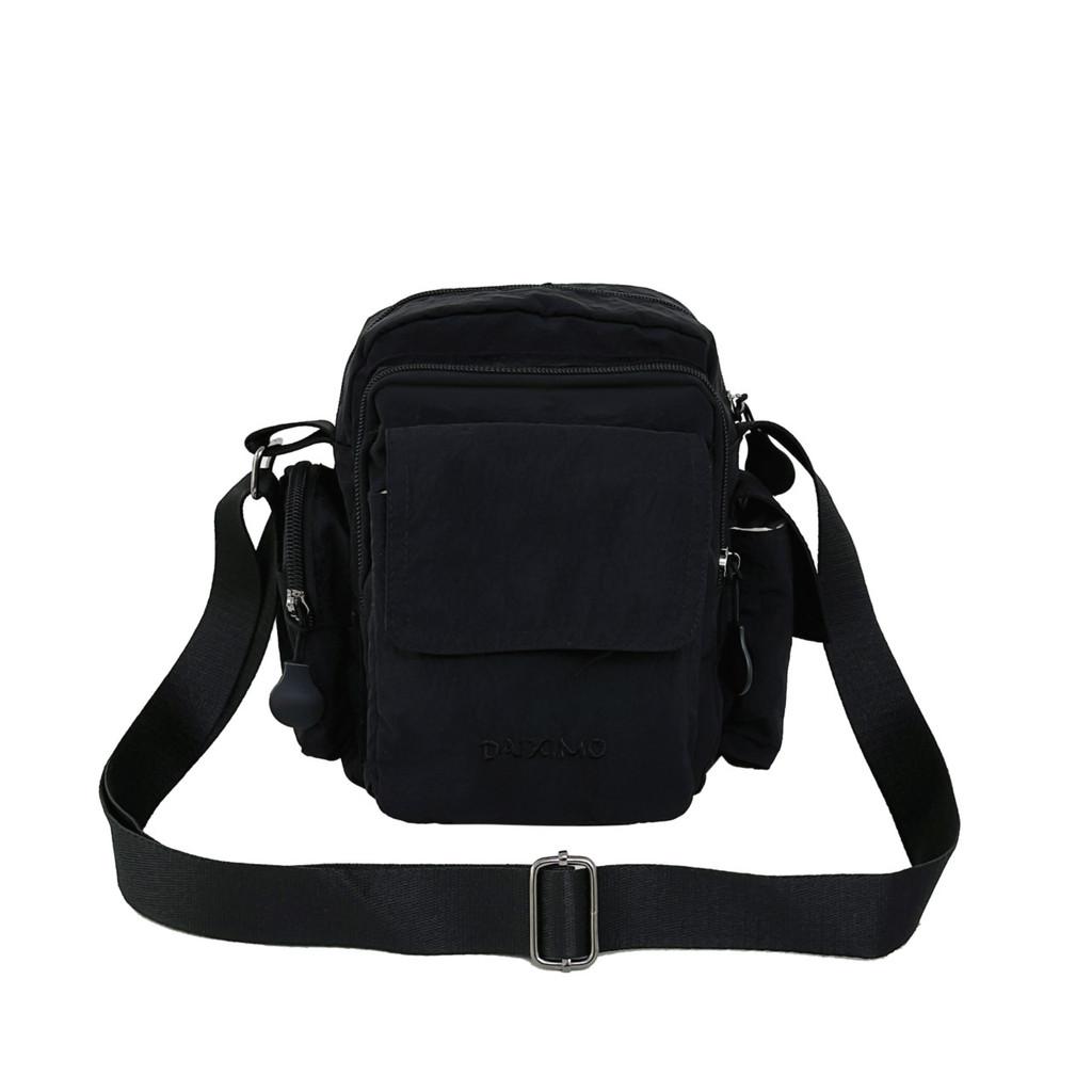 Nylon Multi Pocket Crossbody Bag For Travel And Daily Use