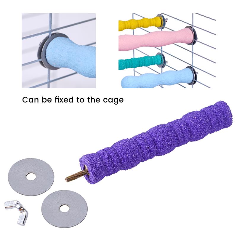 Paw Grinding Stick Parrot Pet Bird Claw Grinding Rod Budgerigar Grind Paws Tools Bird Cage Decoration Parrot Supplies Parakeet
