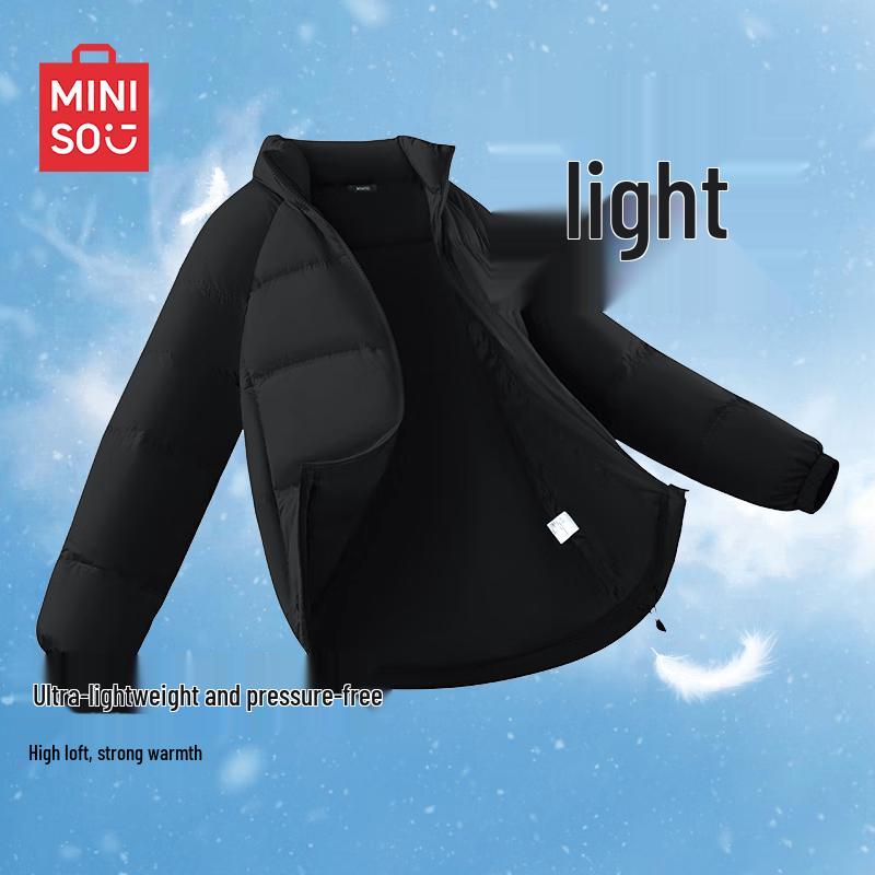 MINISO Men s Stand-Collar Puffy Down Jacket L (175)