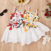 Mädchen Mode Set Sommer Kinder Bohemian Print Spitze Unregelmäßigen Rock Set