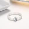 3mm Thin Ceramic Promise Ring for Women Minimalist Pink Green White Black