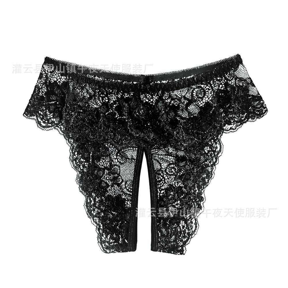 Sexy Panties Female Temptation Open Crotch Large Size Fat Passion Hot Lace Sexy Flirting One Piece Sent On Behalf of a