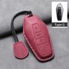 For Chery ICar 03 ICAR03 AIQAR EQ7 EQ5 EQ3 JAECOO J6 Keychain Accessories Sheepskin Leather Car Smart Key Case Cover Protector