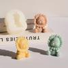 1PCS Lion Shaped Silicone Mold for Candle Handmade Soap Lemongrass Therapy Cream & Glass Resin DIY Home Decoration Craft Tool