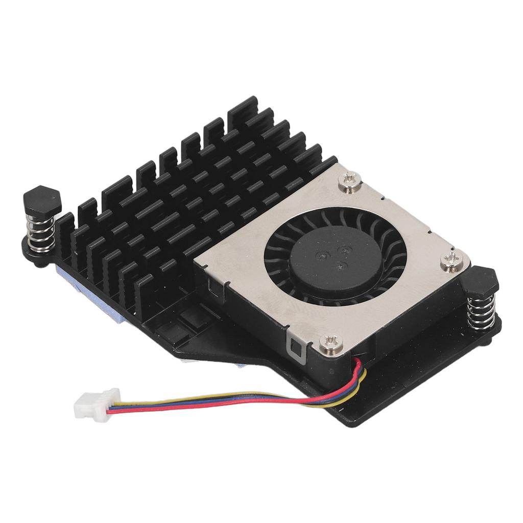 for Pi 5 Cooler Replacement Aluminium Alloy Temperature Controlled PWM Speed Control Cooling Fan for Pi 5 4GB 8GB