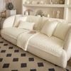 Small Fresh Style Sofa Cushion Four Seasons Universal Washed Cotton Simple Cover Back Towel Cover Cloth Non-Slip Cushion