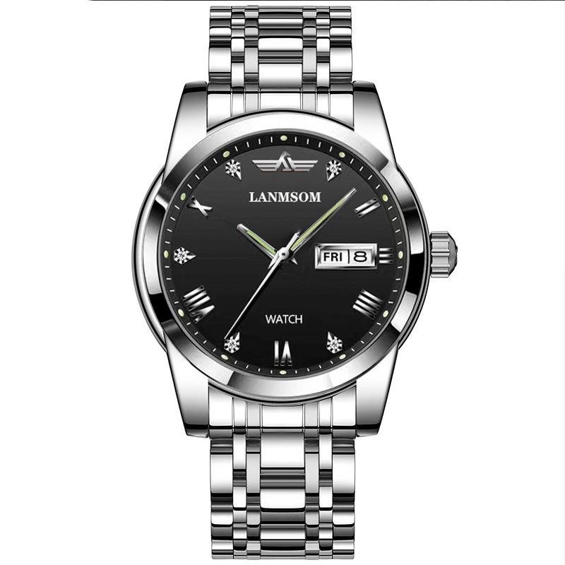 Nové TOP značkové luxusní pánské hodinky s krabičkou Vodotěsné pánské Quartz hodinky
