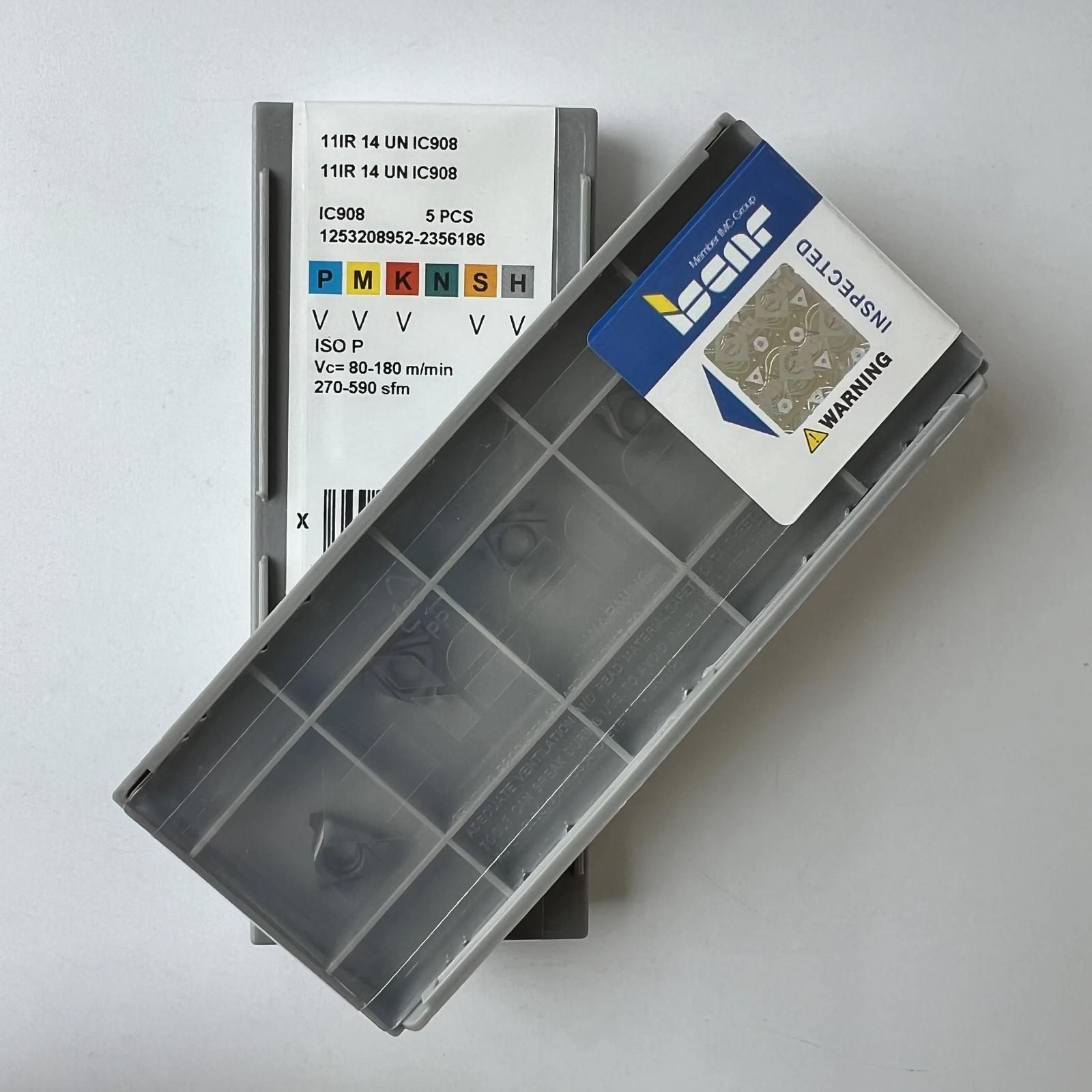 

ISCAR / 11IR14UN IC908 / Industrial indexable Carbide Inserts 10 Pcs