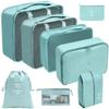 7/8/9/10 Pcs Set Travel Organizer Storage Bags Suitcase Packing Cubes Set Cases Portable Luggage Clothes Shoe Tidy Pouch Folding