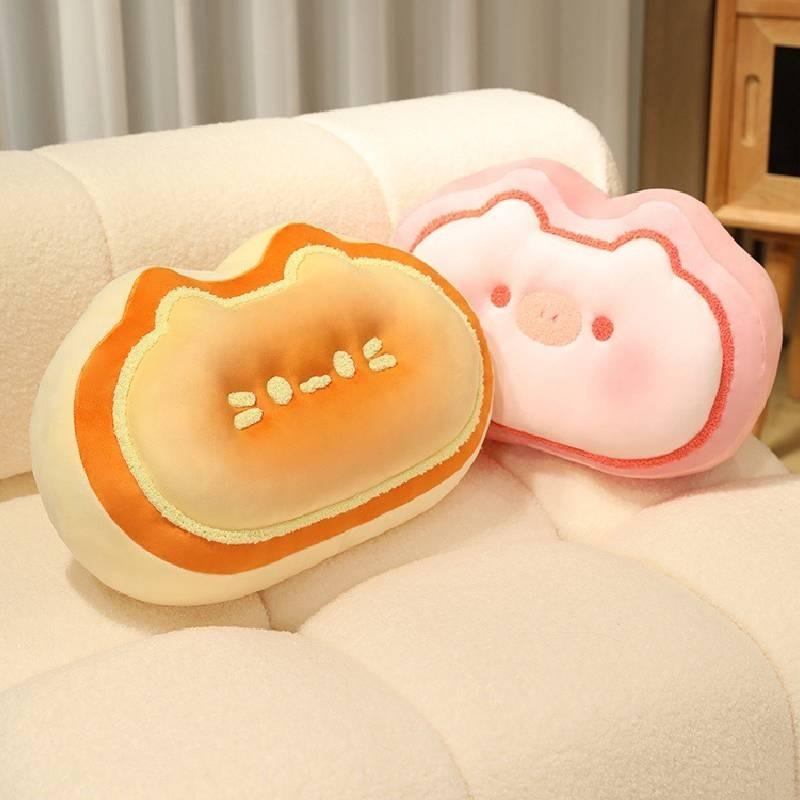 Plush Cat Bread Toy Animal Pillow Cartoon Doll Sofa Bedroom Cute Kids Gifts