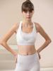Women's Color Block Sports Bra with Chest Pads, Shockproof, Beautiful Back Yoga Tank Top.