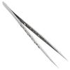 Small Tweezers Stainless Steel Straight Tip 124-140mm 1pcs