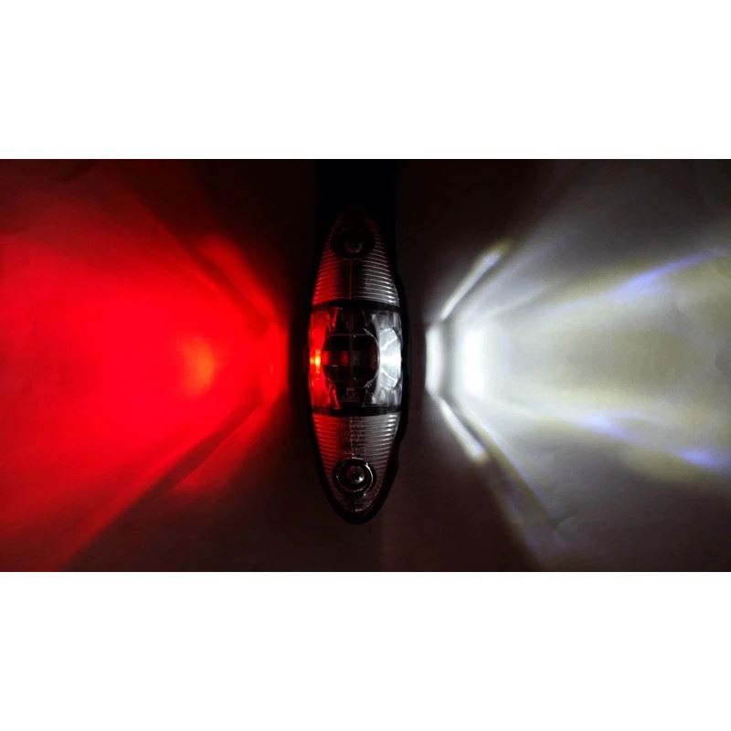 White and Red LED Lamp 12V 24V Hanging - FT-038 CB I LED