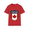 Unisex Cotton T-Shirt. Canadian Flag, The Tragically Hip.