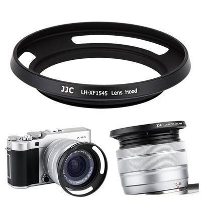 JJC Metal Lens Hood Type for Fujifilm Fujinon XC OIS PZ Lens Compatible with Black Screw-in 15-45mm F3.5-5.6 X-T4 X-T200 X-A7 X-Pro3 X-Pro2 X-T3 X-T2